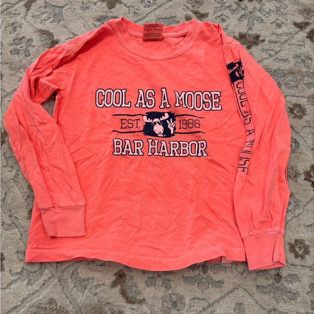 Kids Long Sleeve Shirt - Coral